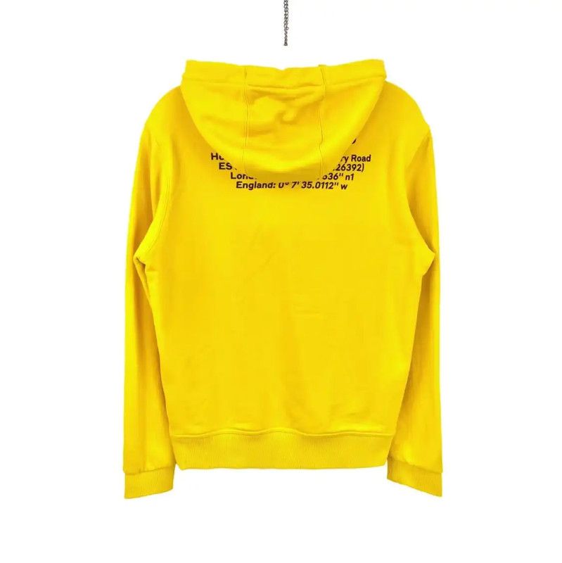 Burberry Burberry Yellow Cotton Women's Hoodie Size XXS / US 00 / IT 34 - 2 Thumbnail