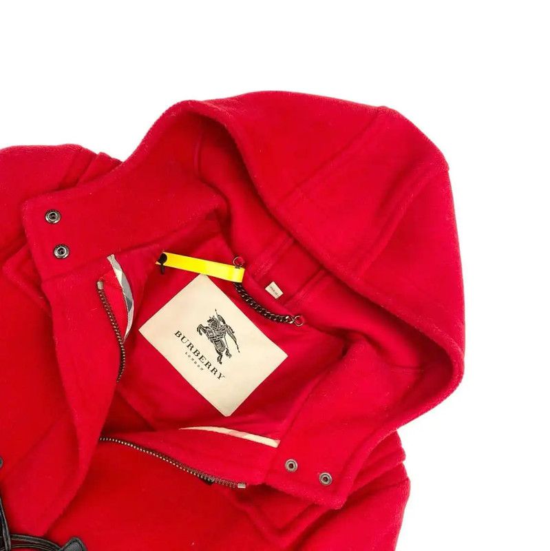 Burberry Burberry Red Wool Women's Coat Size M / US 6-8 / IT 42-44 - 3 Thumbnail