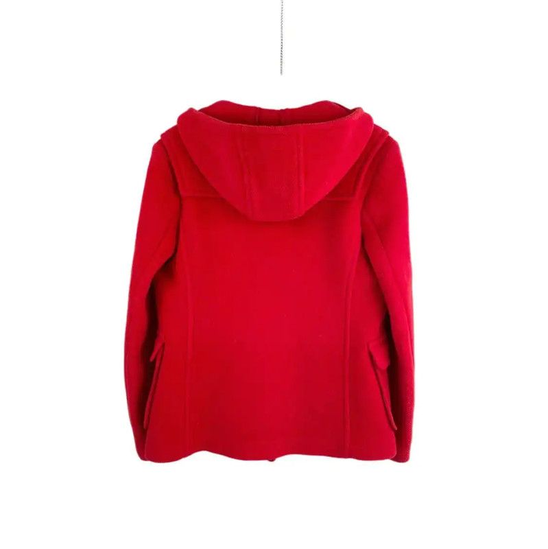 Burberry Burberry Red Wool Women's Coat Size M / US 6-8 / IT 42-44 - 2 Thumbnail