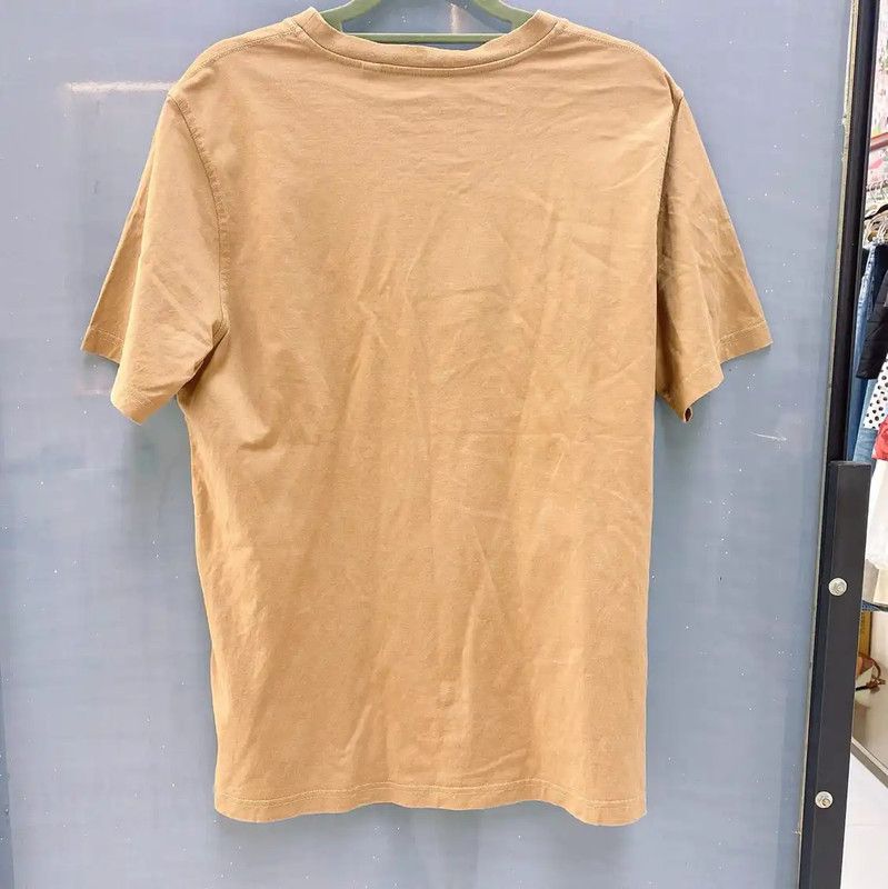 Burberry Burberry Beige Cotton Women's T-Shirt Size L / US 10 / IT 46 - 2 Thumbnail