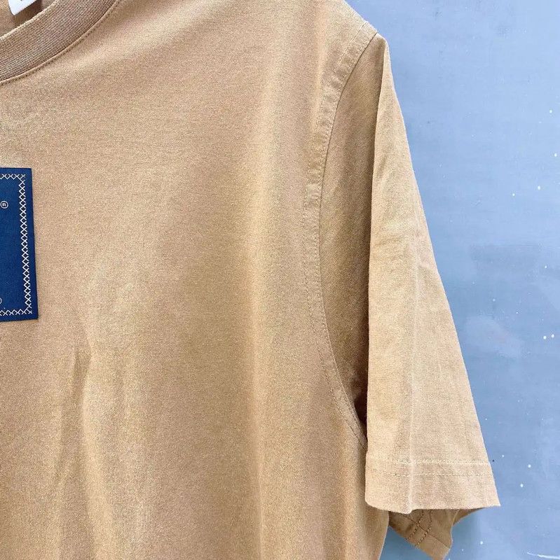 Burberry Burberry Beige Cotton Women's T-Shirt Size L / US 10 / IT 46 - 3 Thumbnail