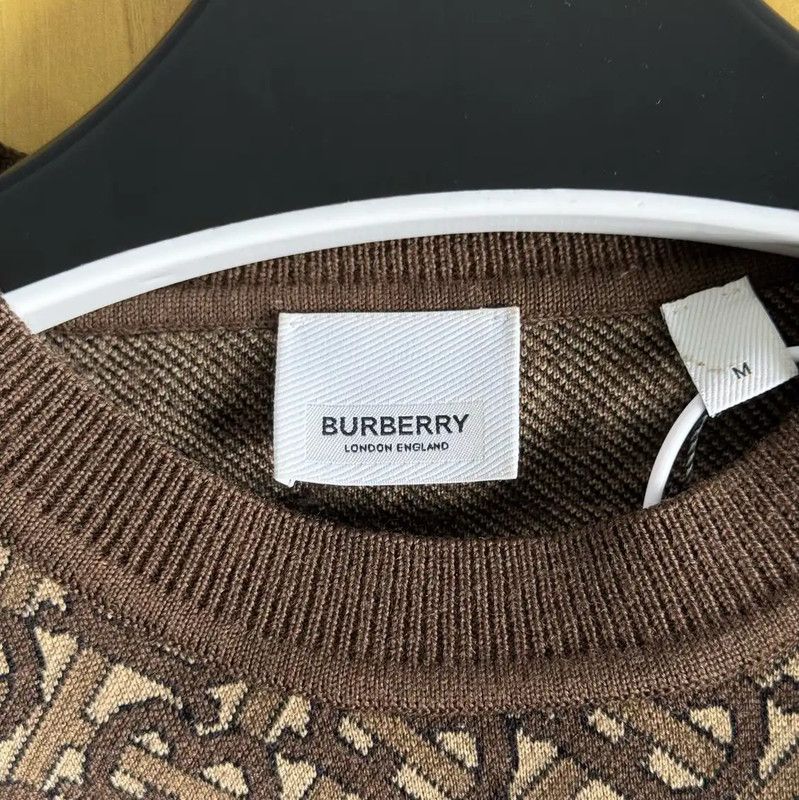 Burberry Burberry Brown Knitted Sweater for Women Size M / US 6-8 / IT 42-44 - 3 Thumbnail