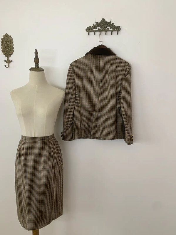 Burberry Burberry Brown Wool Blend Dress Size M Size M / US 6-8 / IT 42-44 - 7 Thumbnail