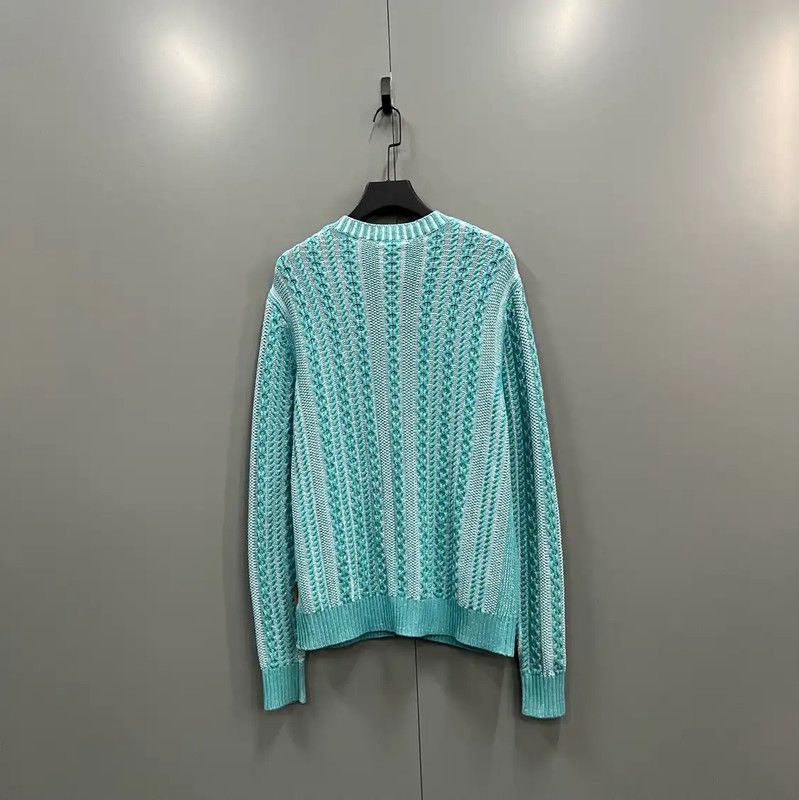 Burberry Burberry Women's Blue Wool Cardigan Size L / US 10 / IT 46 - 2 Thumbnail