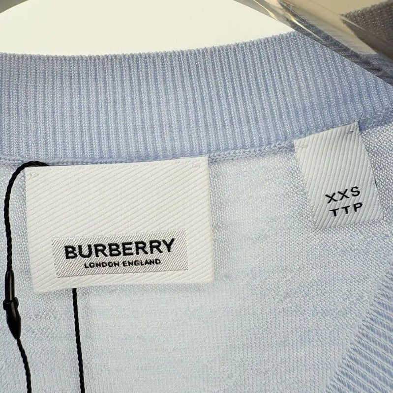 Burberry Burberry Light Blue Women’s Knit Sweater Size XXS / US 00 / IT 34 - 4 Thumbnail