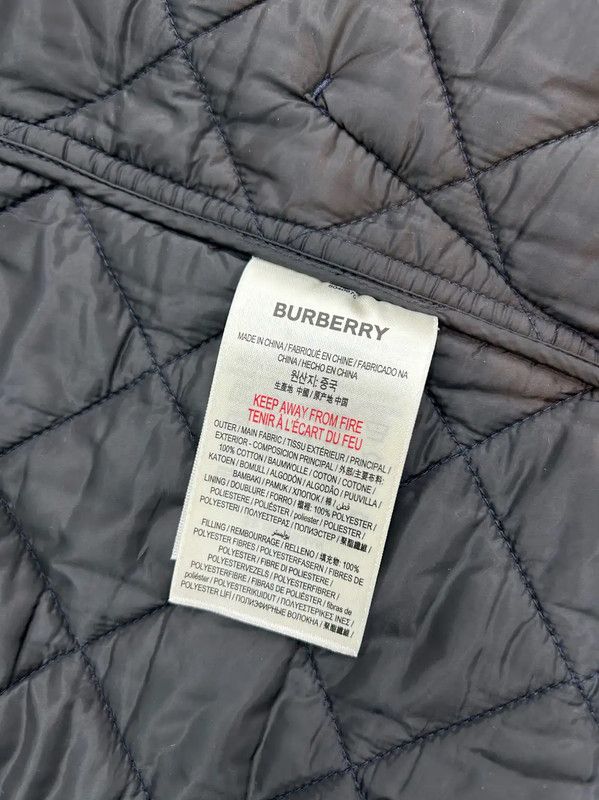 Burberry Burberry Blue Star Logo Quilted Cotton Coat Size M / US 6-8 / IT 42-44 - 10 Thumbnail