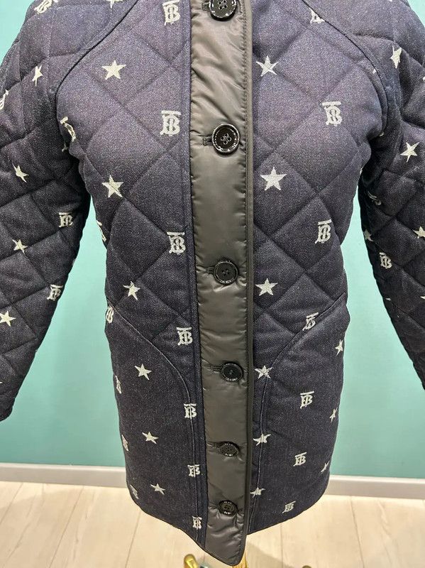 Burberry Burberry Blue Star Logo Quilted Cotton Coat Size M / US 6-8 / IT 42-44 - 5 Thumbnail