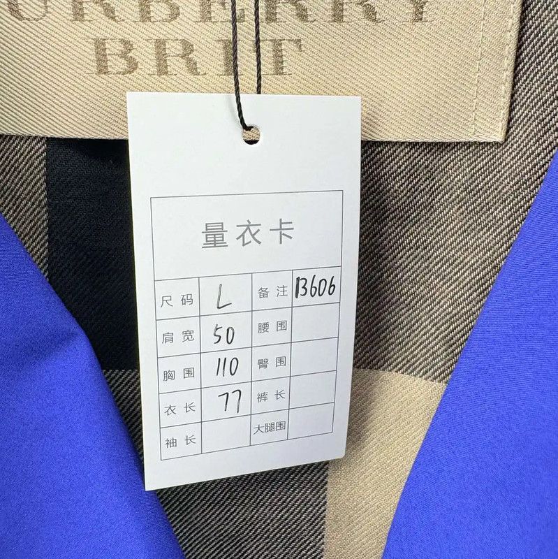 Burberry Burberry Blue Ladies' Coat Size L / US 10 / IT 46 - 5 Thumbnail