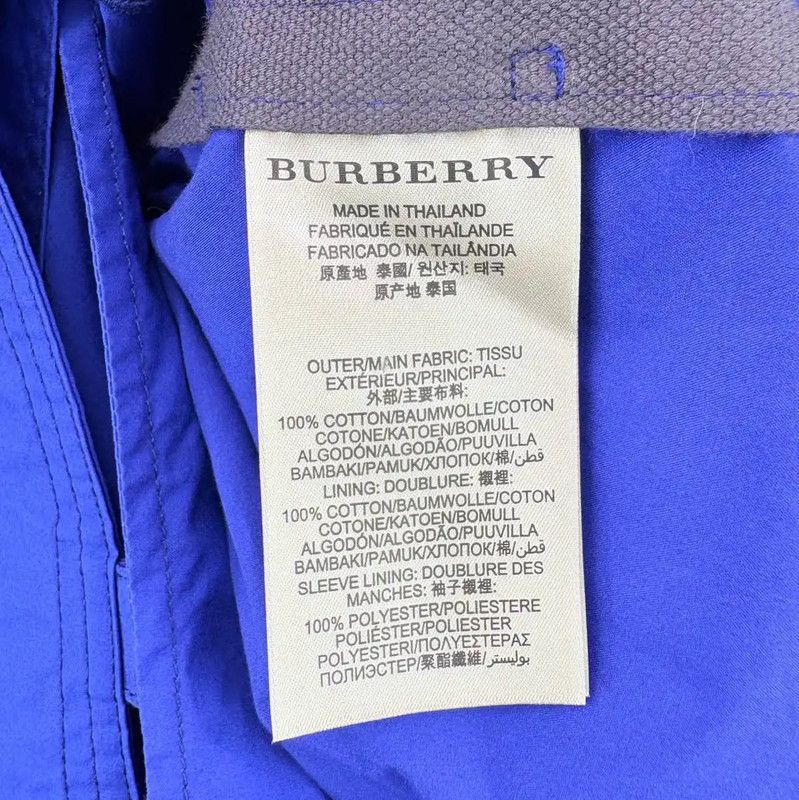 Burberry Burberry Blue Ladies' Coat Size L / US 10 / IT 46 - 4 Thumbnail