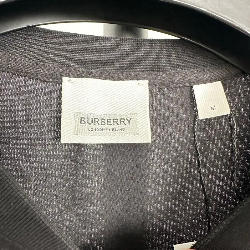 Burberry Burberry Black Cotton Women's T-Shirt Size M / US 6-8 / IT 42-44 - 3 Thumbnail