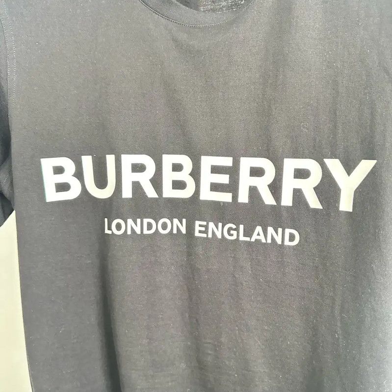 Burberry Burberry Black Cotton Women's T-Shirt Size M / US 6-8 / IT 42-44 - 4 Thumbnail