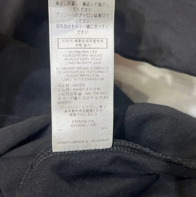 Burberry Burberry Black Logo Long Sleeve Sweatshirt for Women Size XS / US 0-2 / IT 36-38 - 9 Thumbnail