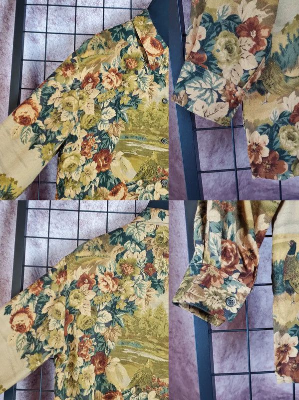 Burberry Burberry Floral Pattern Long Sleeve Shirt for Women Size L / US 10 / IT 46 - 5 Thumbnail