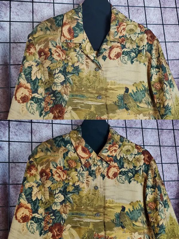 Burberry Burberry Floral Pattern Long Sleeve Shirt for Women Size L / US 10 / IT 46 - 3 Thumbnail