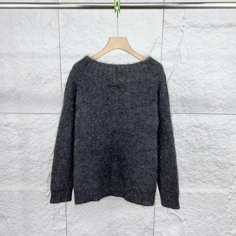 Burberry Burberry Gray Knitted Sweater for Women Size M / US 6-8 / IT 42-44 - 2 Thumbnail