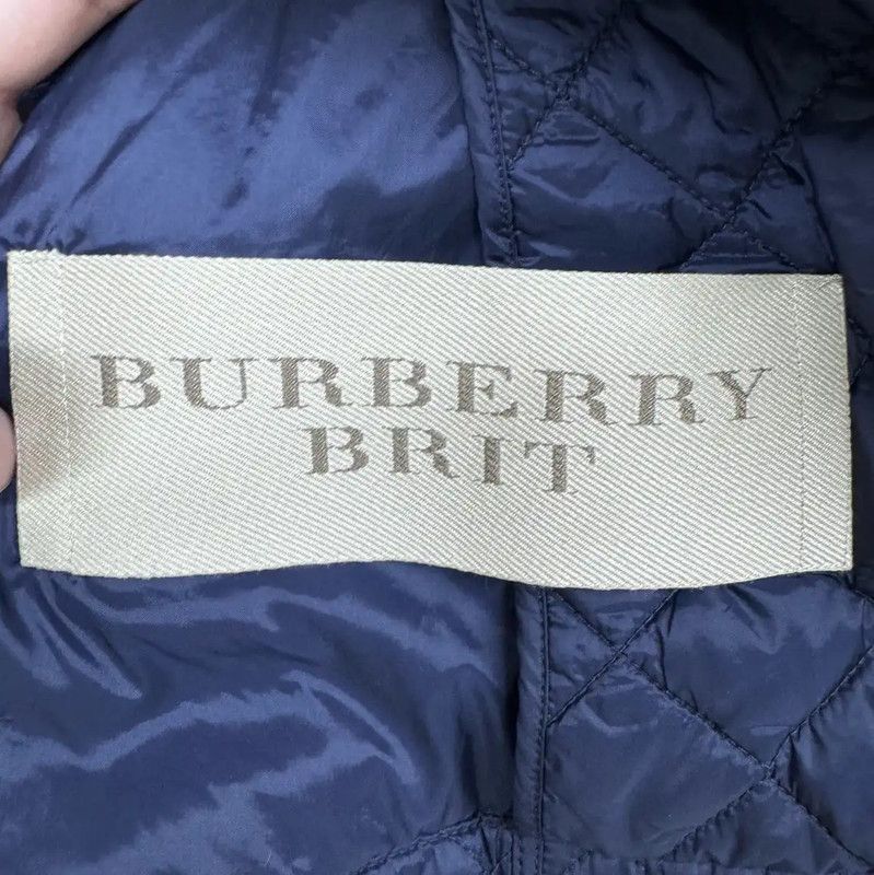 Burberry Burberry Blue Women's Cotton Jacket Size M / US 6-8 / IT 42-44 - 4 Thumbnail