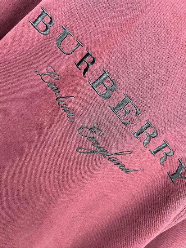 Burberry Burberry Wine Red Cotton Women's Cardigan Size S / US 4 / IT 40 - 3 Thumbnail