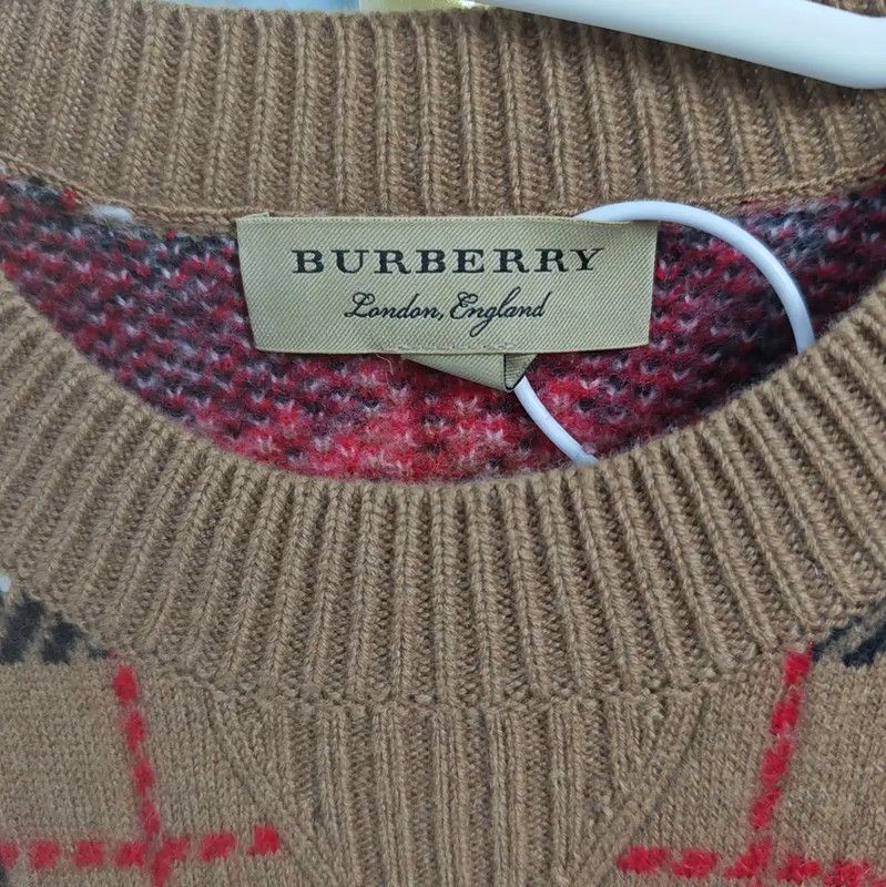 Burberry Burberry Brown Cashmere Knit Sweater for Women Size XS / US 0-2 / IT 36-38 - 2 Thumbnail