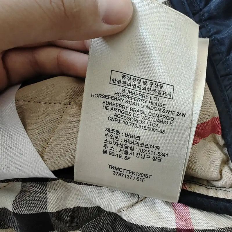 Burberry Burberry Black Cotton Women's Quilted Jacket Size S / US 4 / IT 40 - 9 Thumbnail