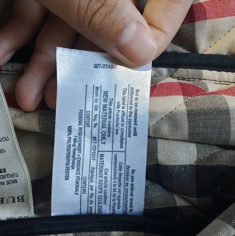 Burberry Burberry Black Cotton Women's Quilted Jacket Size S / US 4 / IT 40 - 5 Thumbnail