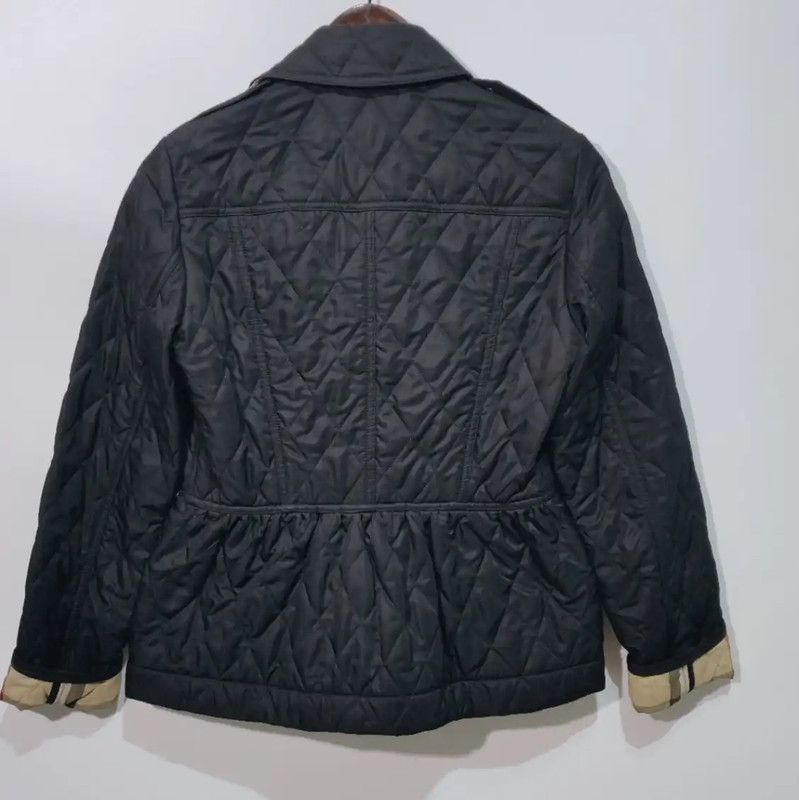 Burberry Burberry Black Cotton Women's Quilted Jacket Size S / US 4 / IT 40 - 2 Thumbnail