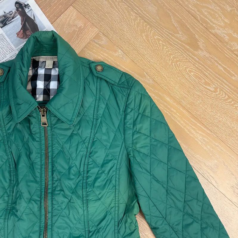 Burberry Burberry Green Women's Cotton Jacket Size S / US 4 / IT 40 - 4 Thumbnail