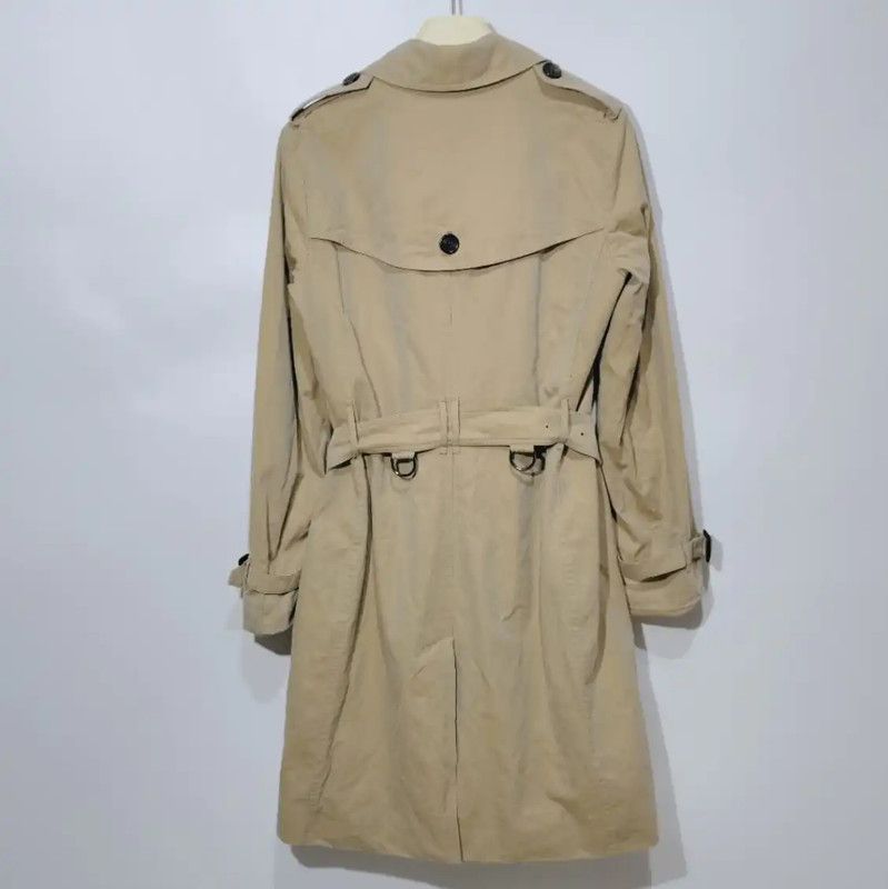 Burberry Burberry Khaki Cotton Women's Trench Coat Size S / US 4 / IT 40 - 2 Thumbnail