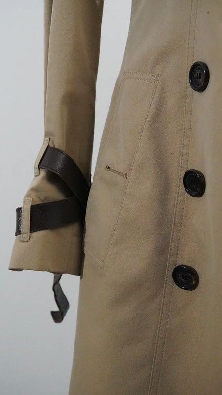 Burberry Burberry Women's Khaki Trench Coat Size XL / US 12-14 / IT 48-50 - 6 Thumbnail