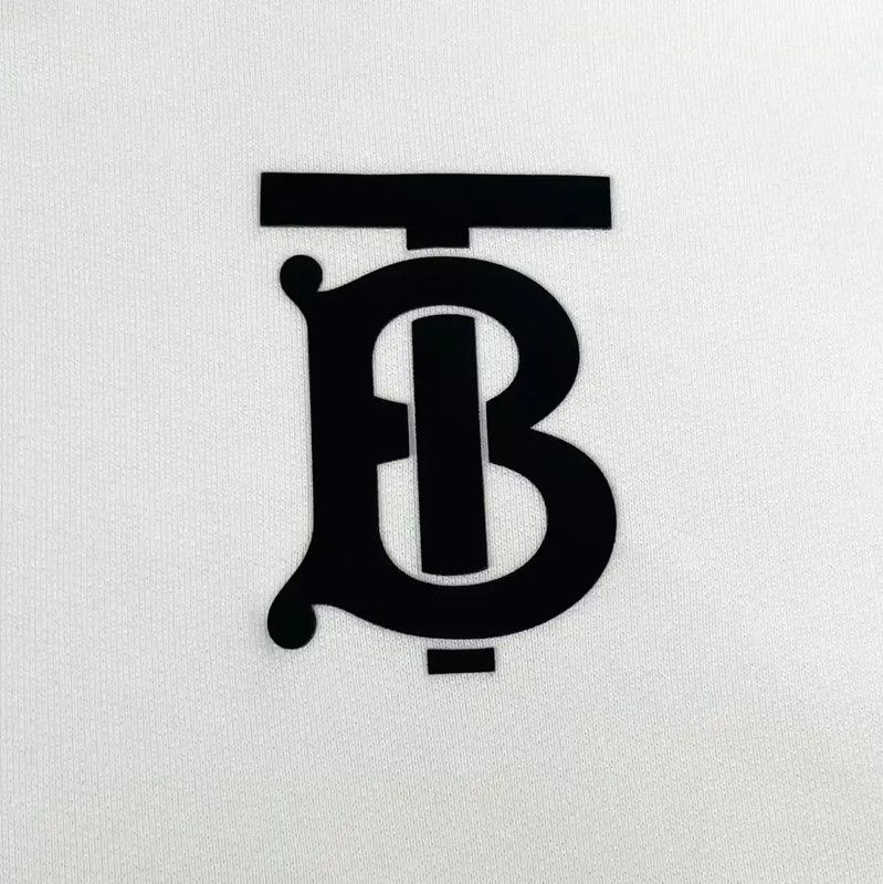 Burberry Burberry White Cotton Logo Hoodie for Women Size XXS / US 00 / IT 34 - 4 Thumbnail