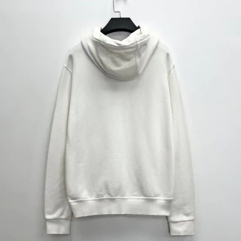 Burberry Burberry White Cotton Logo Hoodie for Women Size XXS / US 00 / IT 34 - 2 Thumbnail