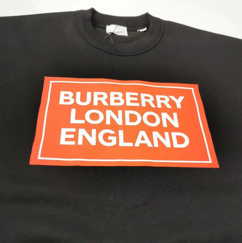 Burberry Burberry Black Cotton Sweatshirt for Women Size M / US 6-8 / IT 42-44 - 4 Thumbnail