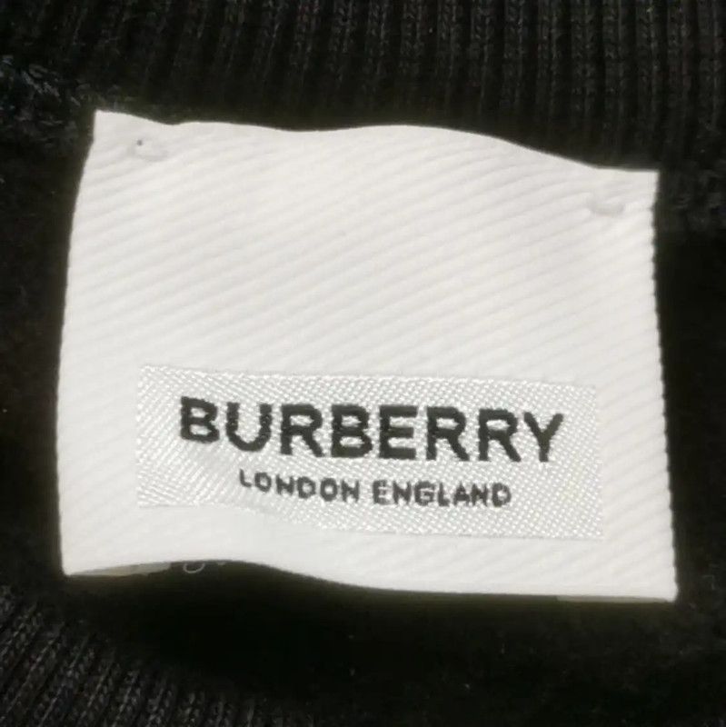 Burberry Burberry Black Cotton Sweatshirt for Women Size M / US 6-8 / IT 42-44 - 5 Thumbnail