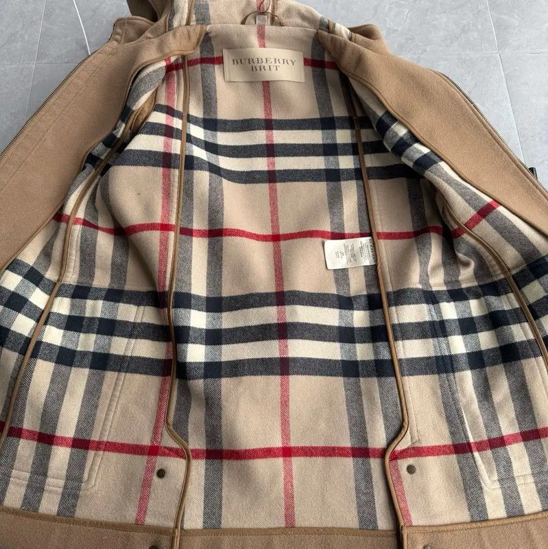 Burberry Burberry Camel Hooded Women's Coat Size L / US 10 / IT 46 - 3 Thumbnail