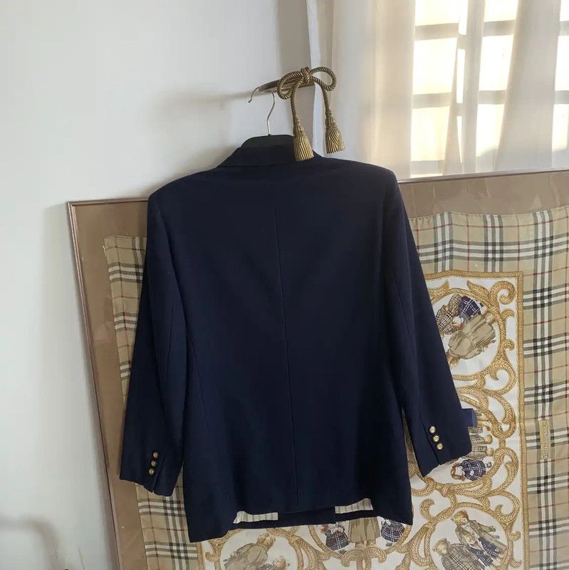 Burberry Burberry Blue Wool Women's Jacket Size M / US 6-8 / IT 42-44 - 6 Thumbnail