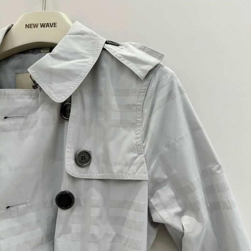 Burberry Burberry Women's Mid-Length Grey Trench Coat Size S / US 4 / IT 40 - 5 Thumbnail