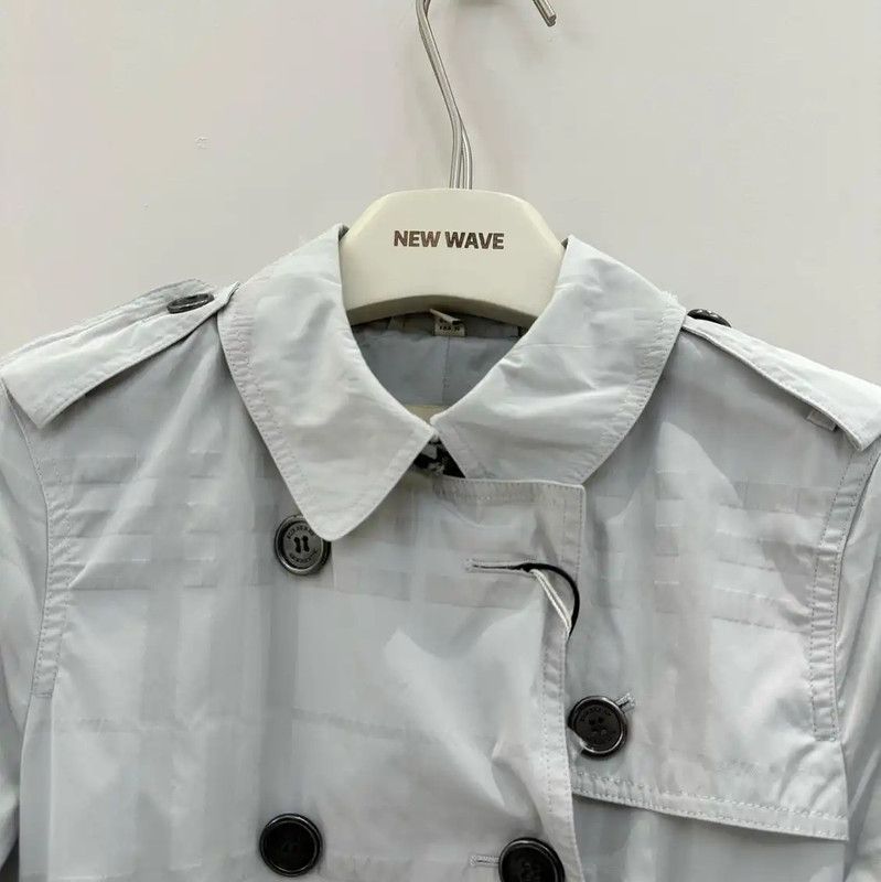 Burberry Burberry Women's Mid-Length Grey Trench Coat Size S / US 4 / IT 40 - 2 Thumbnail
