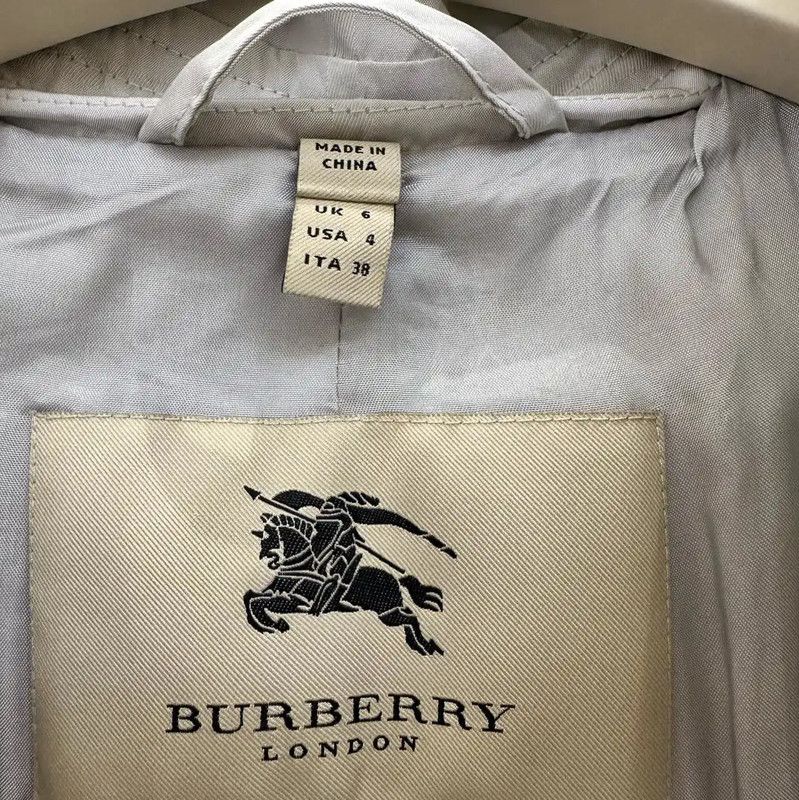 Burberry Burberry Women's Mid-Length Grey Trench Coat Size S / US 4 / IT 40 - 7 Thumbnail