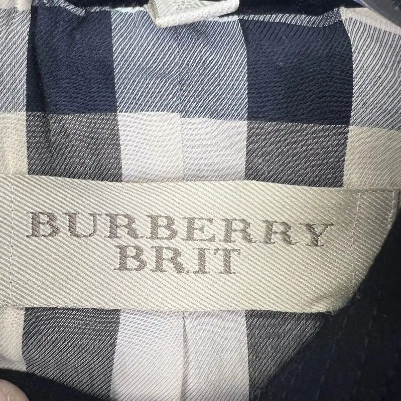 Burberry Burberry Black Cotton Women's Coat Size ONE SIZE - 3 Thumbnail
