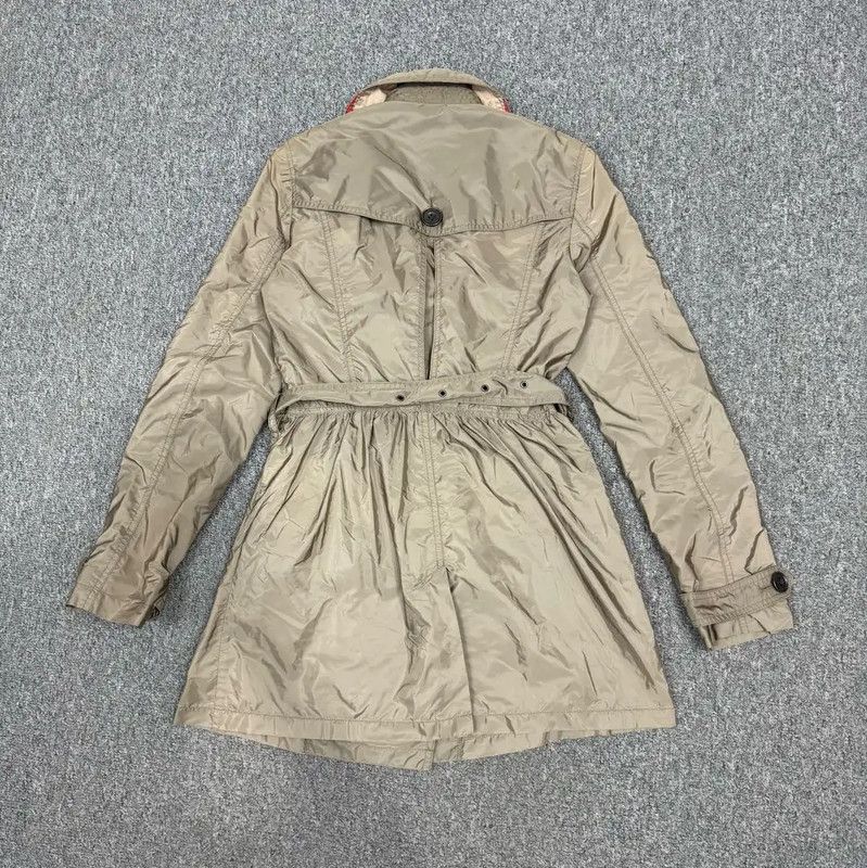 Burberry Burberry Beige Cotton Women's Trench Coat Size L / US 10 / IT 46 - 2 Thumbnail