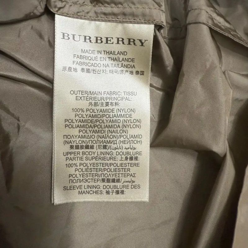 Burberry Burberry Beige Cotton Women's Trench Coat Size L / US 10 / IT 46 - 4 Thumbnail
