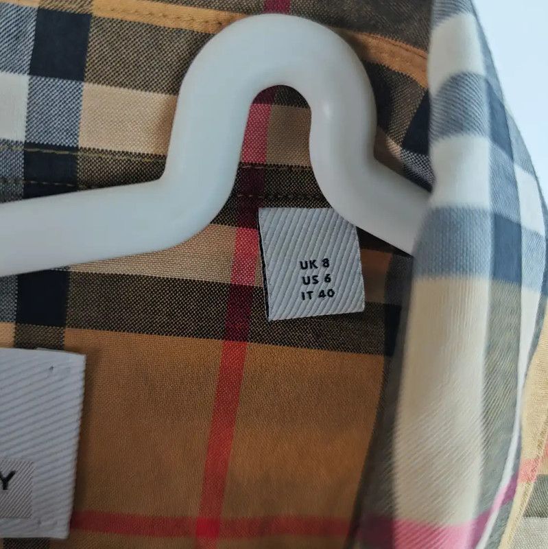 Burberry Burberry Khaki Cotton Shirt for Women Size S / US 4 / IT 40 - 3 Thumbnail