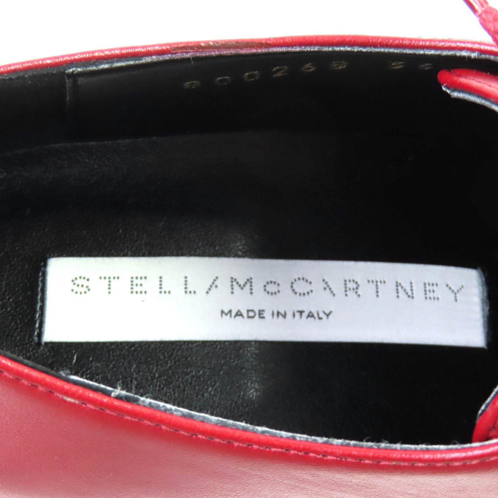 Stella McCartney Stella Mccartney Stella McCartney EMILIE LACEUP RUBY Leather Shoes Leather Shoes 800268 DUTY FREE for USA Size ONE SIZE - 14 Thumbnail