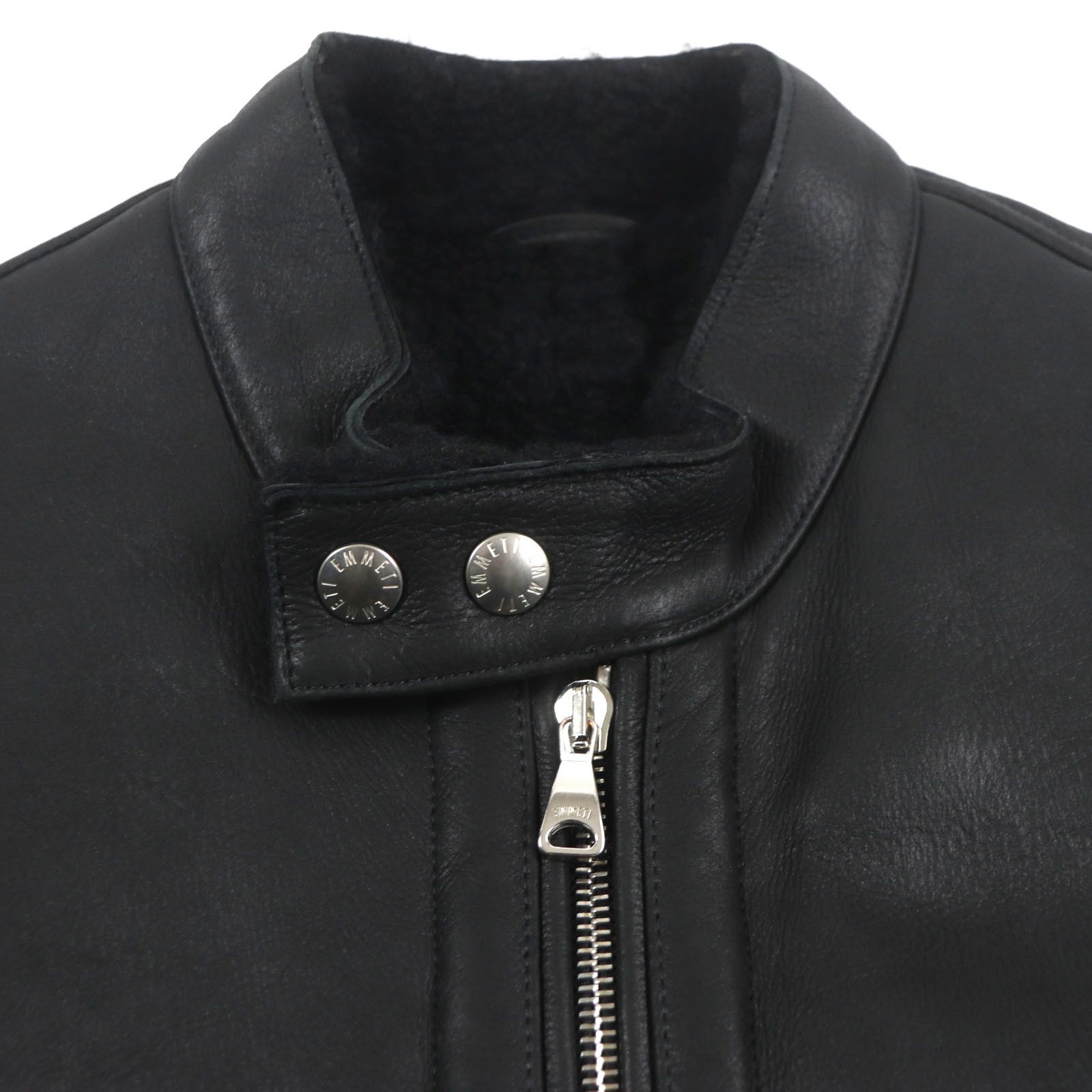 Other Other EMMETI Akka Mouton Jacket Leather Outerwear DUTY FREE for USA Size ONE SIZE - 2 Thumbnail
