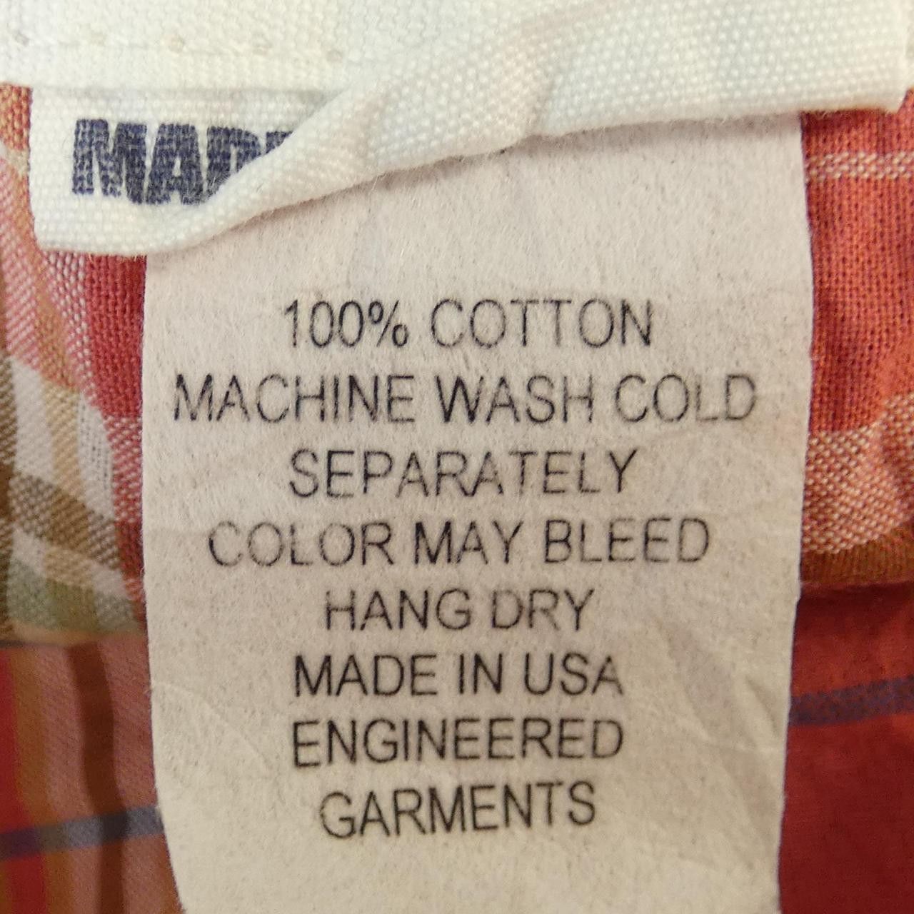 Other Other Engineered Garments Check Cotton Shirt Cotton Dress Shirt DUTY FREE for USA Size ONE SIZE - 3 Thumbnail