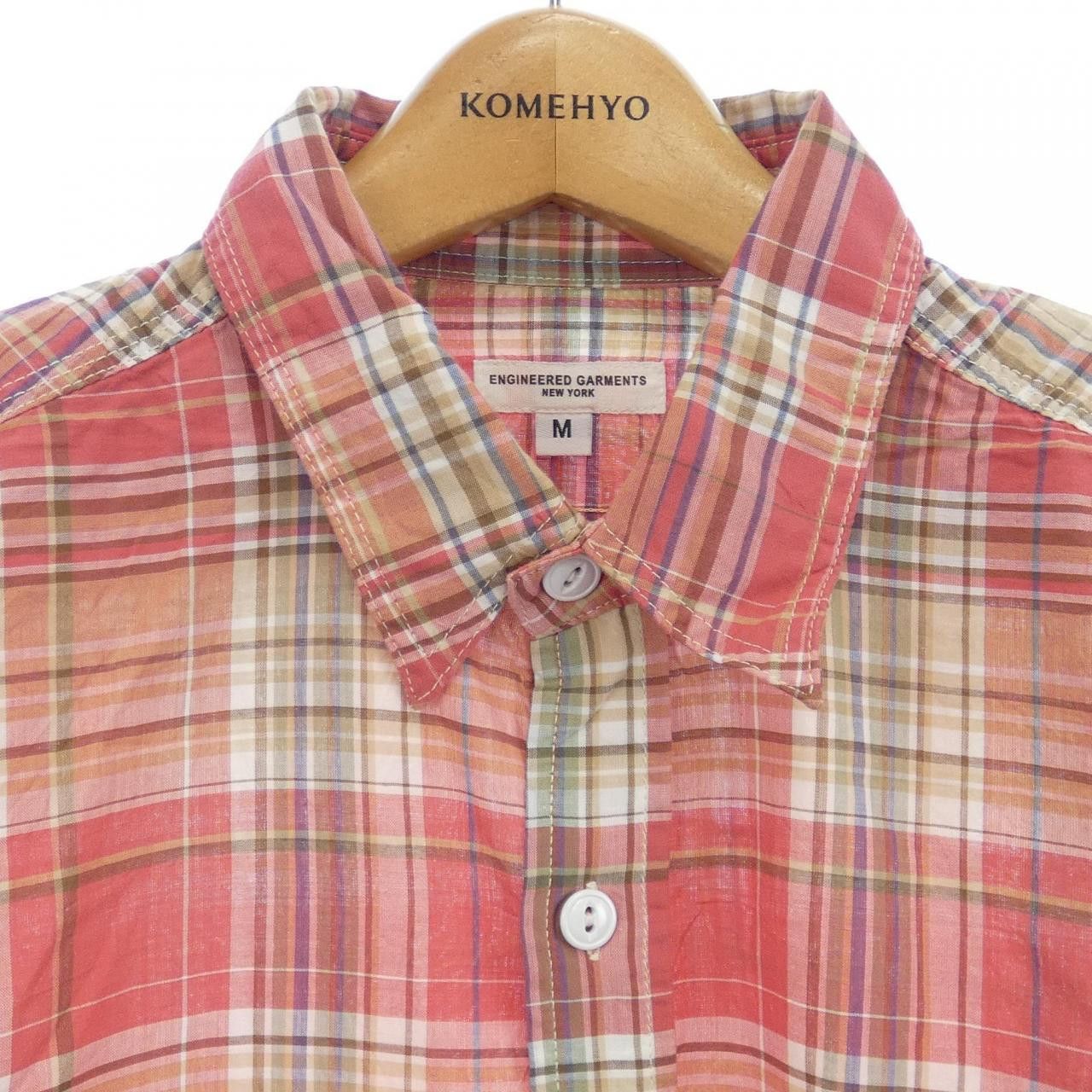 Other Other Engineered Garments Check Cotton Shirt Cotton Dress Shirt DUTY FREE for USA Size ONE SIZE - 5 Thumbnail
