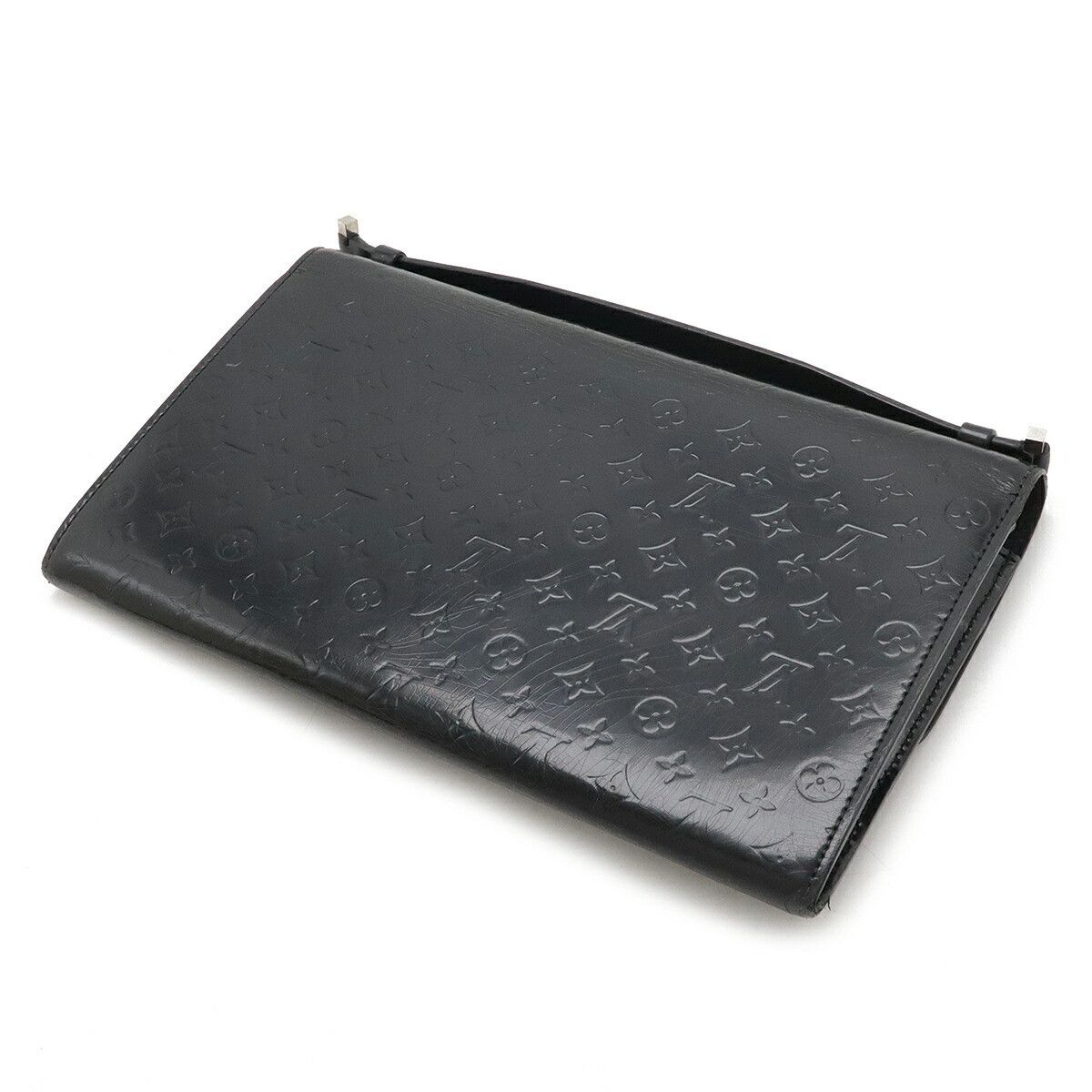 Louis Vuitton Louis Vuitton Louis Vuitton Monogram Mini Glace Anouchka clutch bag M92230 Leather Handbag M92230 DUTY FREE for USA Size ONE SIZE - 2 Thumbnail