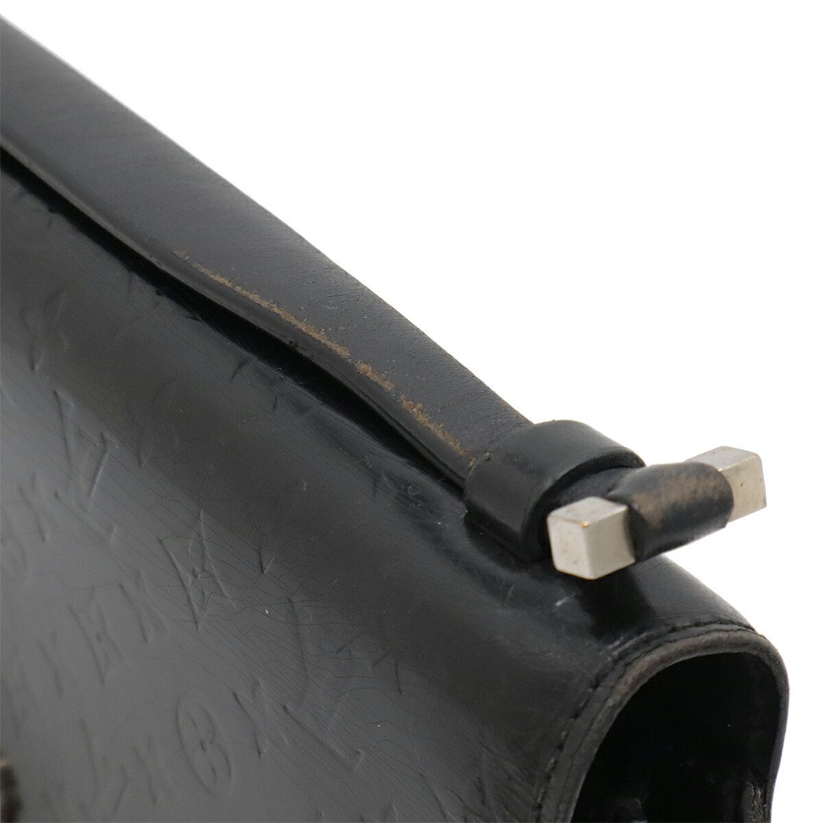Louis Vuitton Louis Vuitton Louis Vuitton Monogram Mini Glace Anouchka clutch bag M92230 Leather Handbag M92230 DUTY FREE for USA Size ONE SIZE - 4 Thumbnail