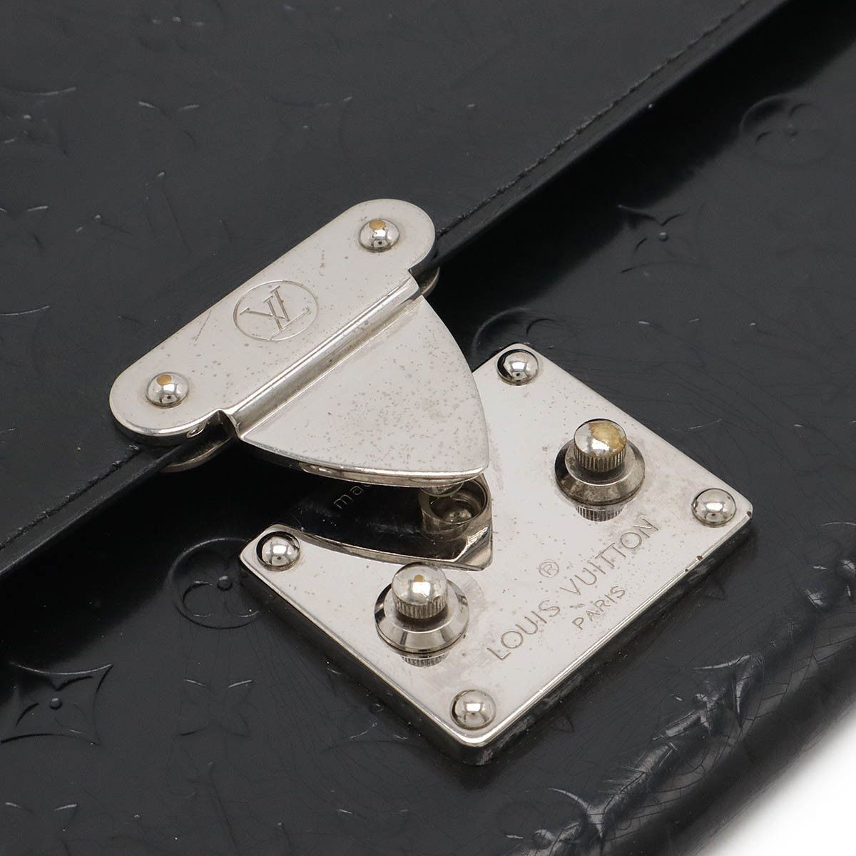 Louis Vuitton Louis Vuitton Louis Vuitton Monogram Mini Glace Anouchka clutch bag M92230 Leather Handbag M92230 DUTY FREE for USA Size ONE SIZE - 5 Thumbnail
