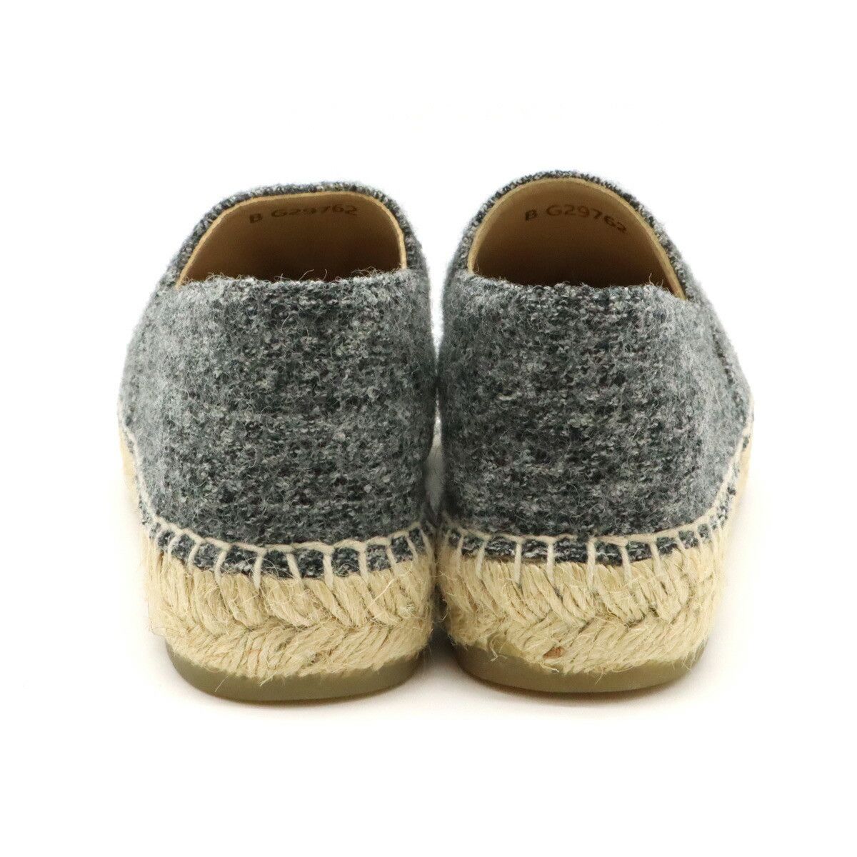 Chanel Chanel Chanel Espadrille Linen Wool Velvet Flat Shoes Natural Material Shoes G29762 DUTY FREE for USA Size ONE SIZE - 3 Thumbnail