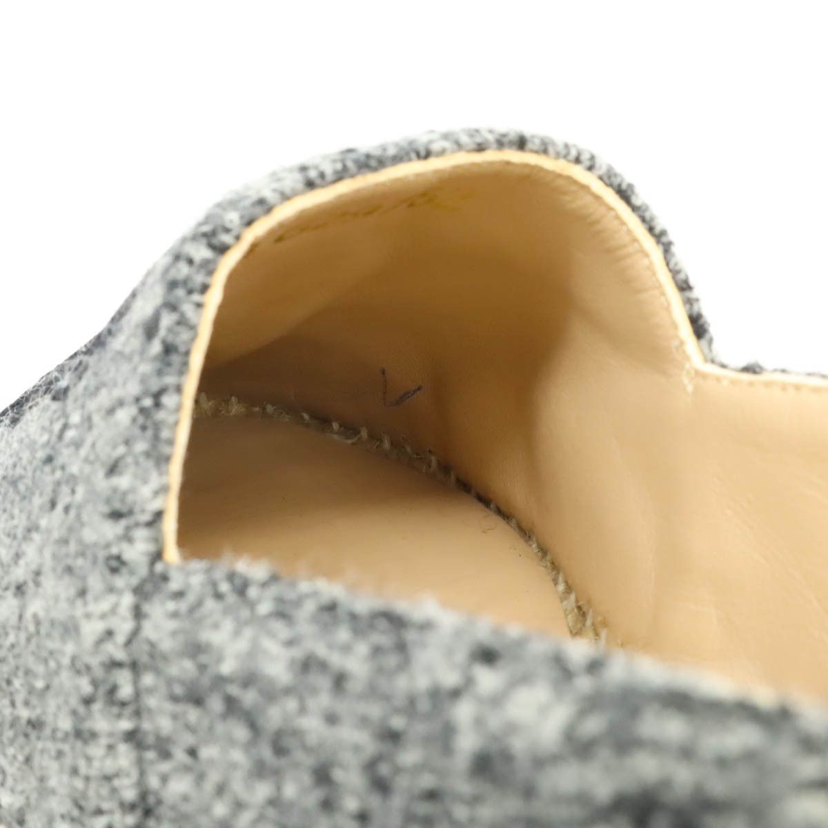 Chanel Chanel Chanel Espadrille Linen Wool Velvet Flat Shoes Natural Material Shoes G29762 DUTY FREE for USA Size ONE SIZE - 7 Thumbnail
